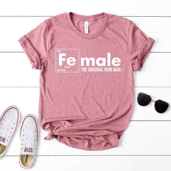 Womens FE for Iron Shirt Iron Man Shirt 
