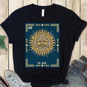 El Sol - Loteria Mexicana Tshirt - Bella Canvas 3001