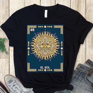 El Sol - Loteria Mexicana Tshirt - Bella Canvas 3001