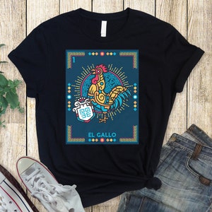 El Gallo - Loteria Mexicana (Mexican Lottery ) - Unisex T-Shirt