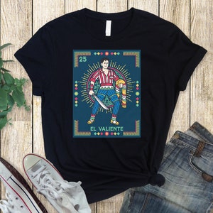 EL Valiente - Loteria Mexicana (Mexican Lottery ) - Camiseta Unisex