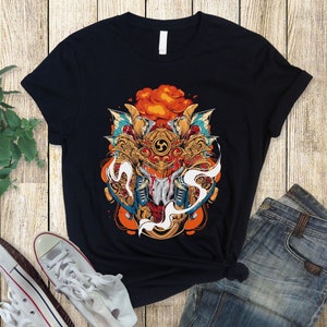 Japanese Cyber Samurai -  Bella Canvas - Unisex t-shirt