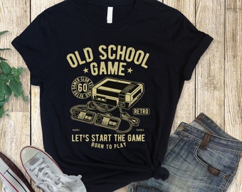 NES Old School Retro Gamer - Bella Canvas - Gaming Unisex t-shirt