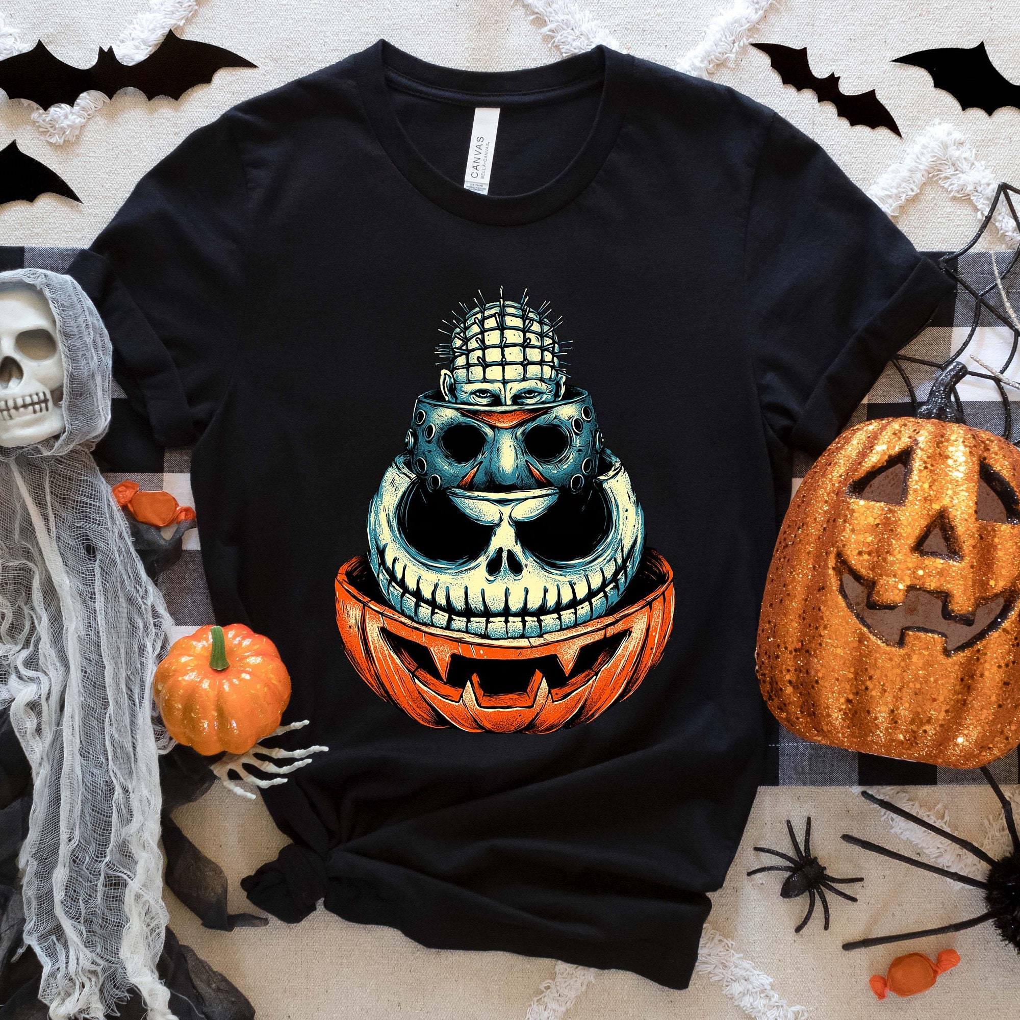 Scary Halloween Bad Guys - Unisex T-shirt