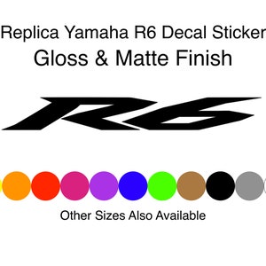 Buy Yamaha R6 Stickers Online In India -  India