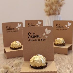 DIY Gastgeschenk Rocher Halterung Halter f. Rocher perfektes Hochzeitsgeschenk f. eure Hochzeitsgäste, Abendgäste, Gäste auf Hochzeit Bild 7