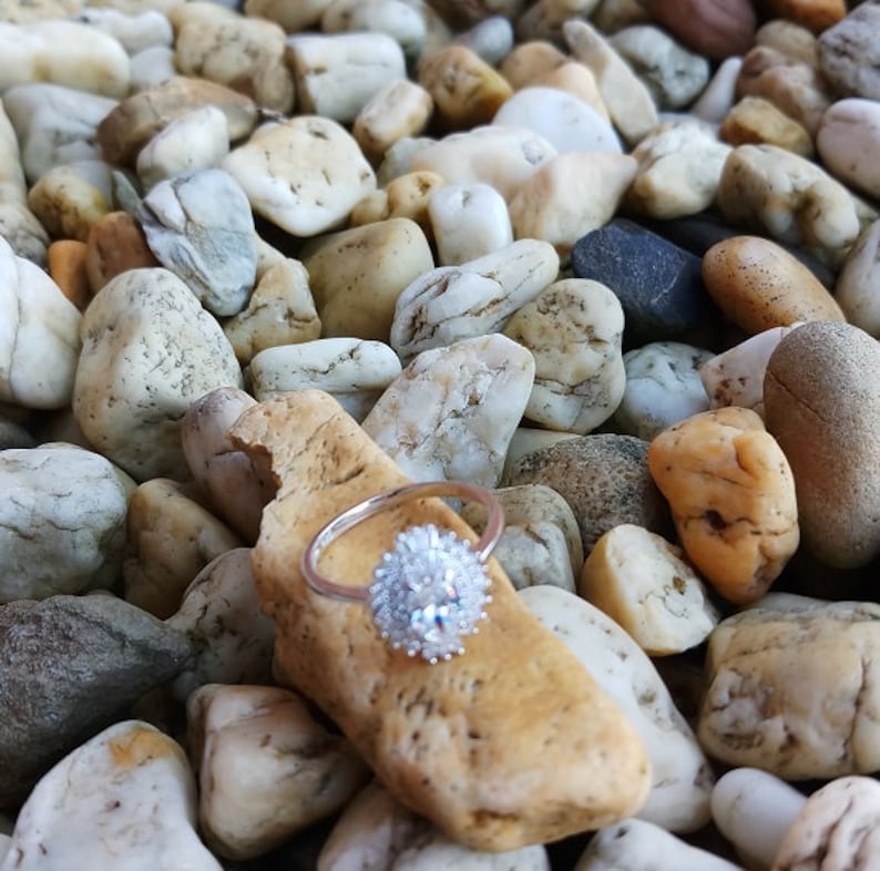 Gemstone High Quality Cubic Zirconia Stone Bridal Rings Handmade Ring Promise Engagement Ring Flower O 925 Sterling Silver Rings