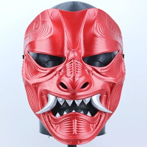 Kabuto Oni Warrior Mask - Metallic Red