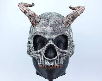 Skull Skeleton Mask With Horn