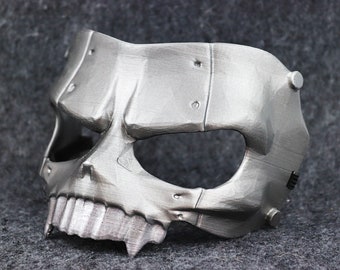 Roboter Schädel Skelett Maske