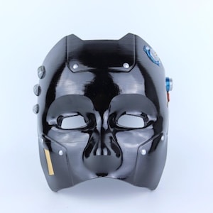 Cyborg Android Robot Mask - Black