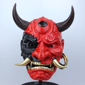 Cyborg Full Face Oni Japanese Mask