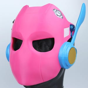 Cyborg Android Robot Mask - Pink