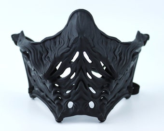 Ninja Samurai Warrior Mask - Matte Black