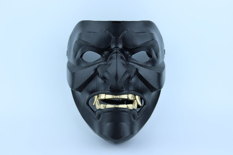 Kabuto Japanese Samurai Mask - Black - Etsy
