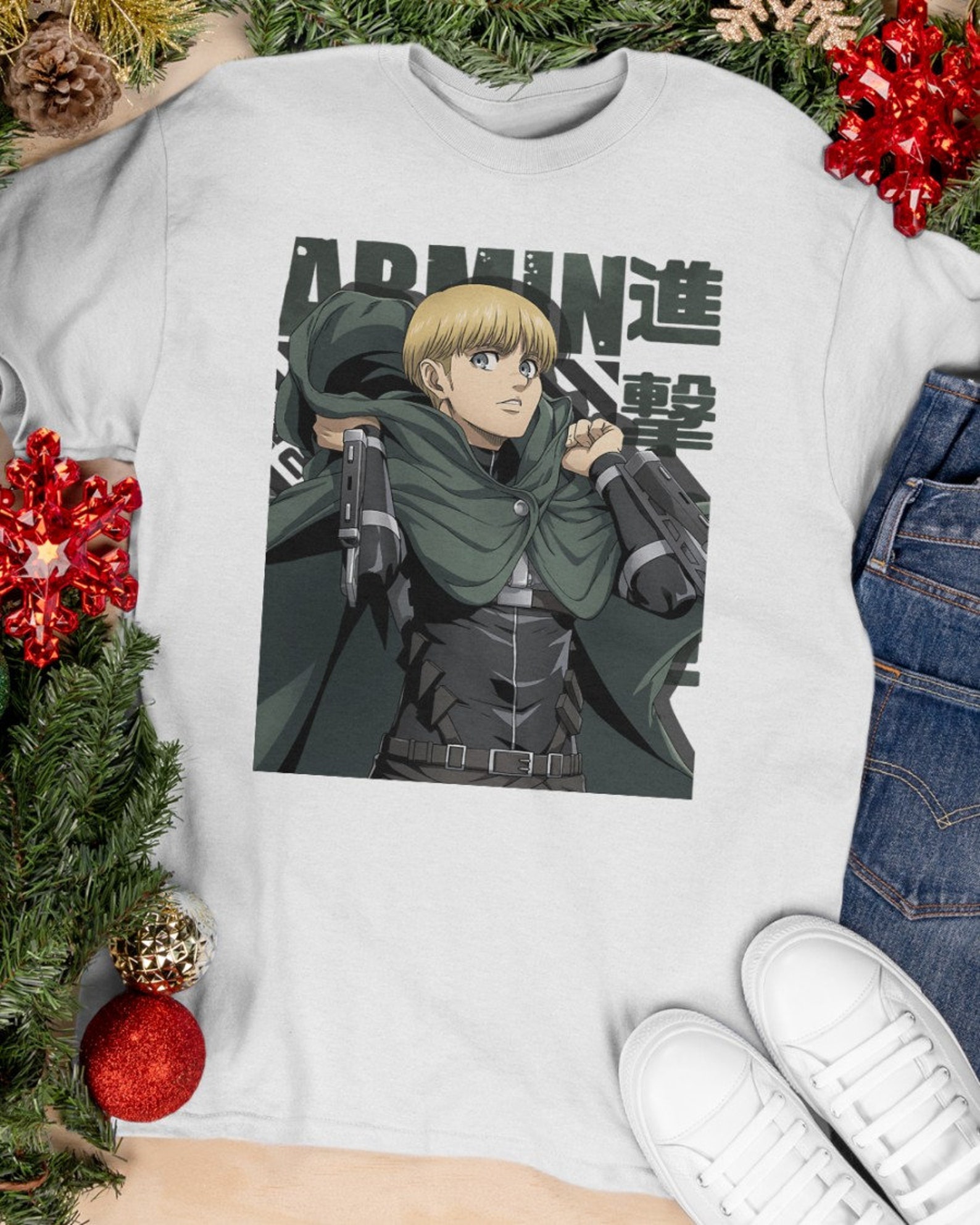 Shingeki No Kyojin Armin Arlert Anime Manga Unisex T-Shirt | Etsy
