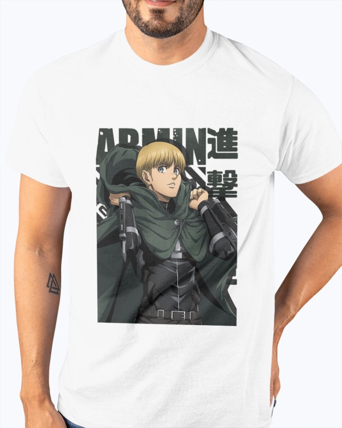 Shingeki No Kyojin Armin Arlert Anime Manga Unisex T-Shirt | Etsy