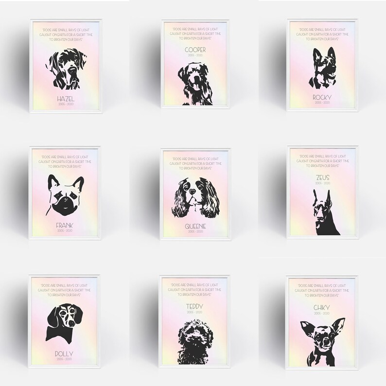 Pocket Beagle Dog Memorial Personalized Print Pocket Beagle Rainbow Bridge Pet Loss Sympathy Gift