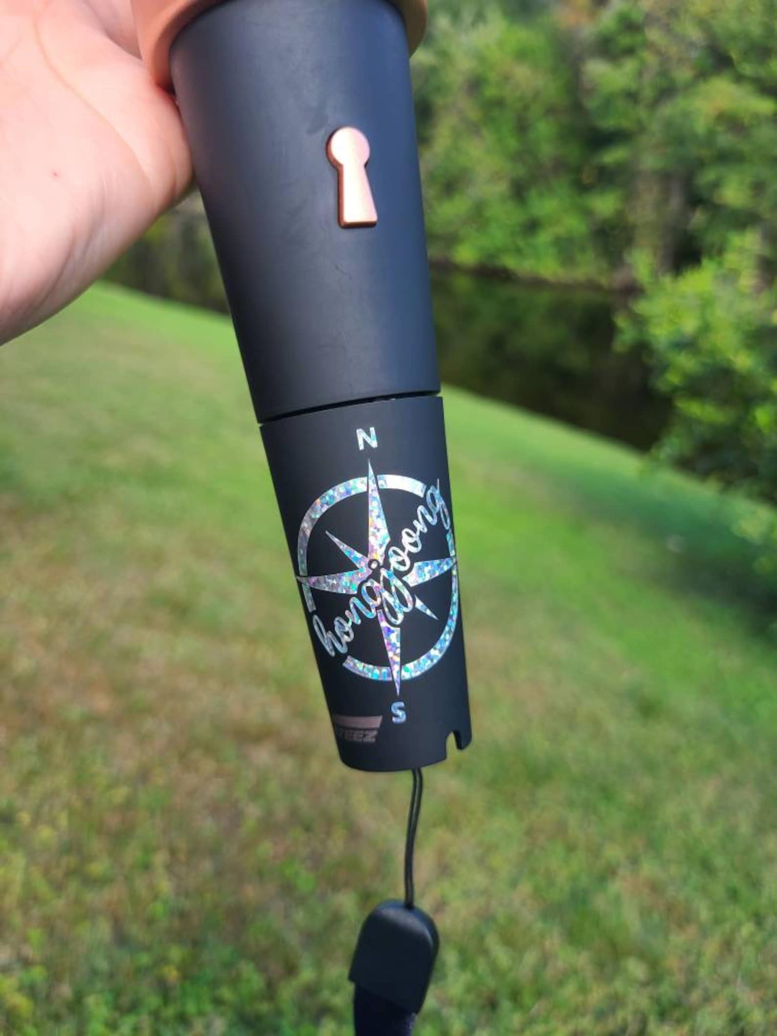 Holographic Ateez Compass Lightstick Decals Ateez Lightstick | Etsy