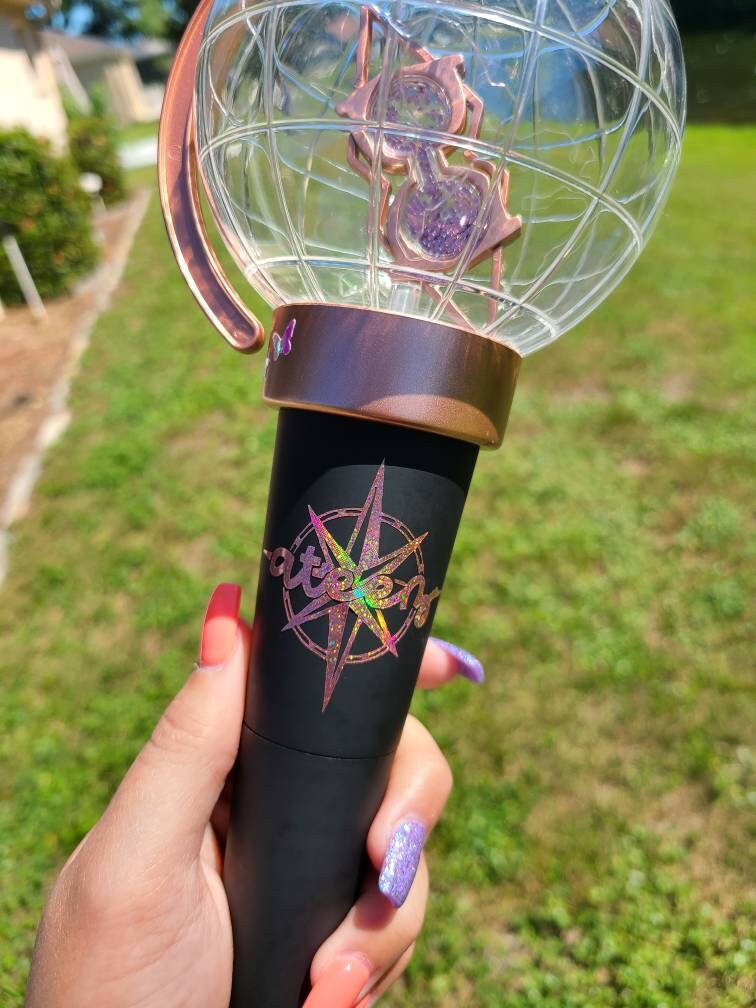 Holographic Ateez Compass Lightstick Decals Ateez Lightstick | Etsy