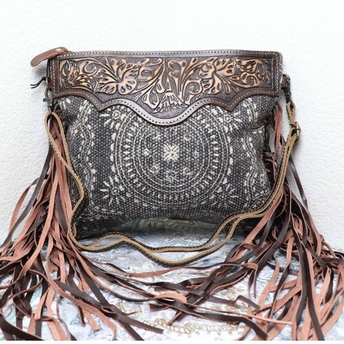 Western Purse Small Bag Boho Style for Fringe Handmade - Etsy