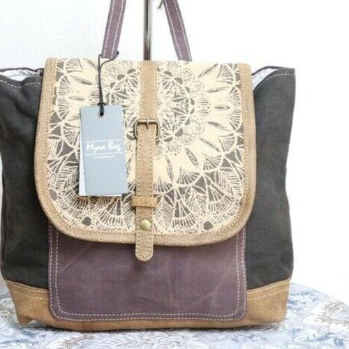 Backpack Purse for Women Purse Backpack Canvas Backpack Purse Leather Girls Ladies Cute for Travel Work School