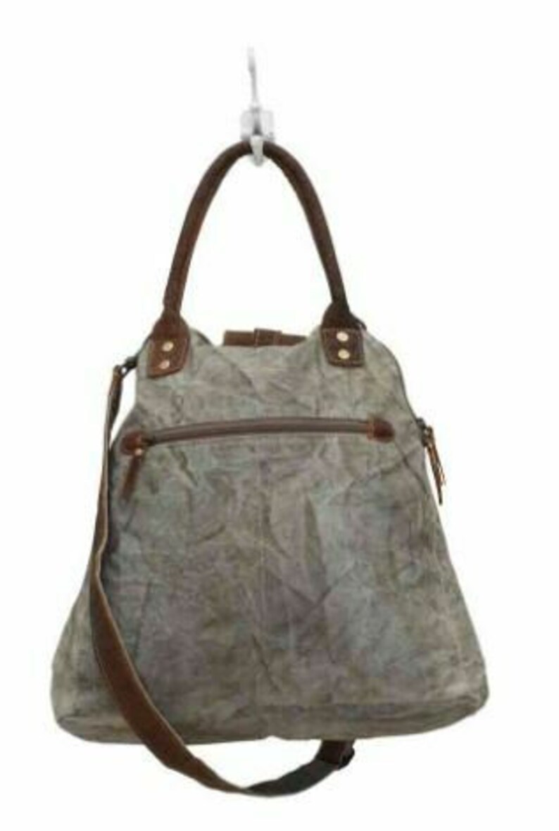 Myra Bags Vintage Upcycled Canvas Crossbody Bag for Women and Etsy