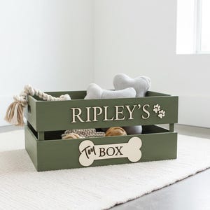 Extra Large Dog Toy Box - Etsy