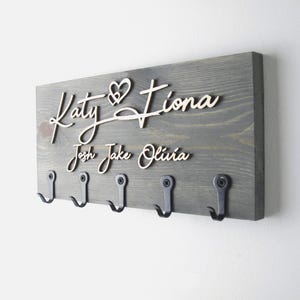 "Grey Finish – Fully Personalised"
"Modern Neutral with Raised Lettering"
"Ideal for couples, families or pets"