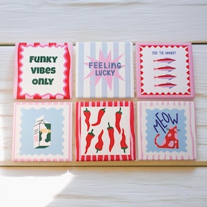 Mix & Match Your Ceramic Coasters, Select Designs, Create a Unique Look for your Home