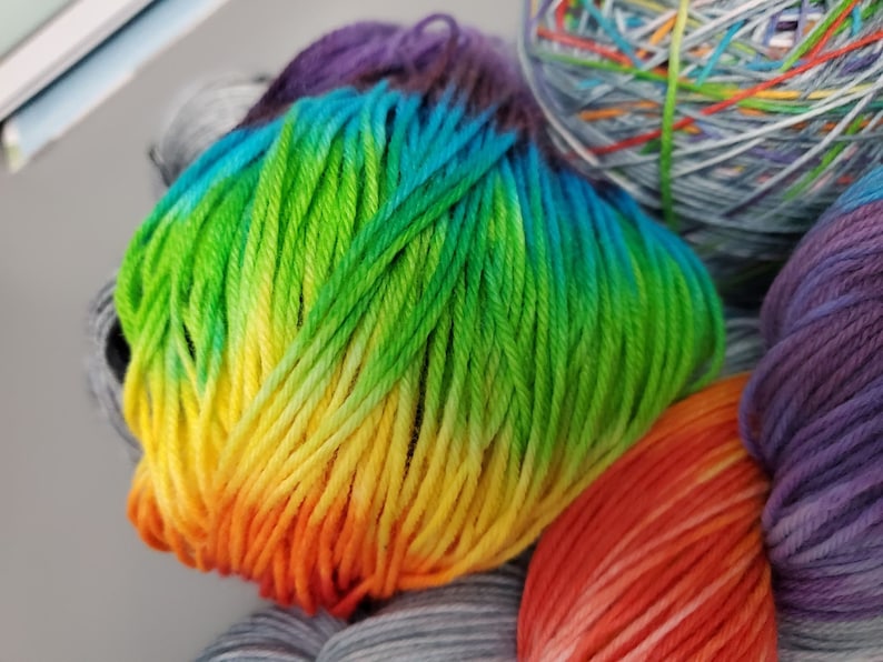 Cloudy With a Chance of Rainbows Rainbows Shorties Wool & - Etsy