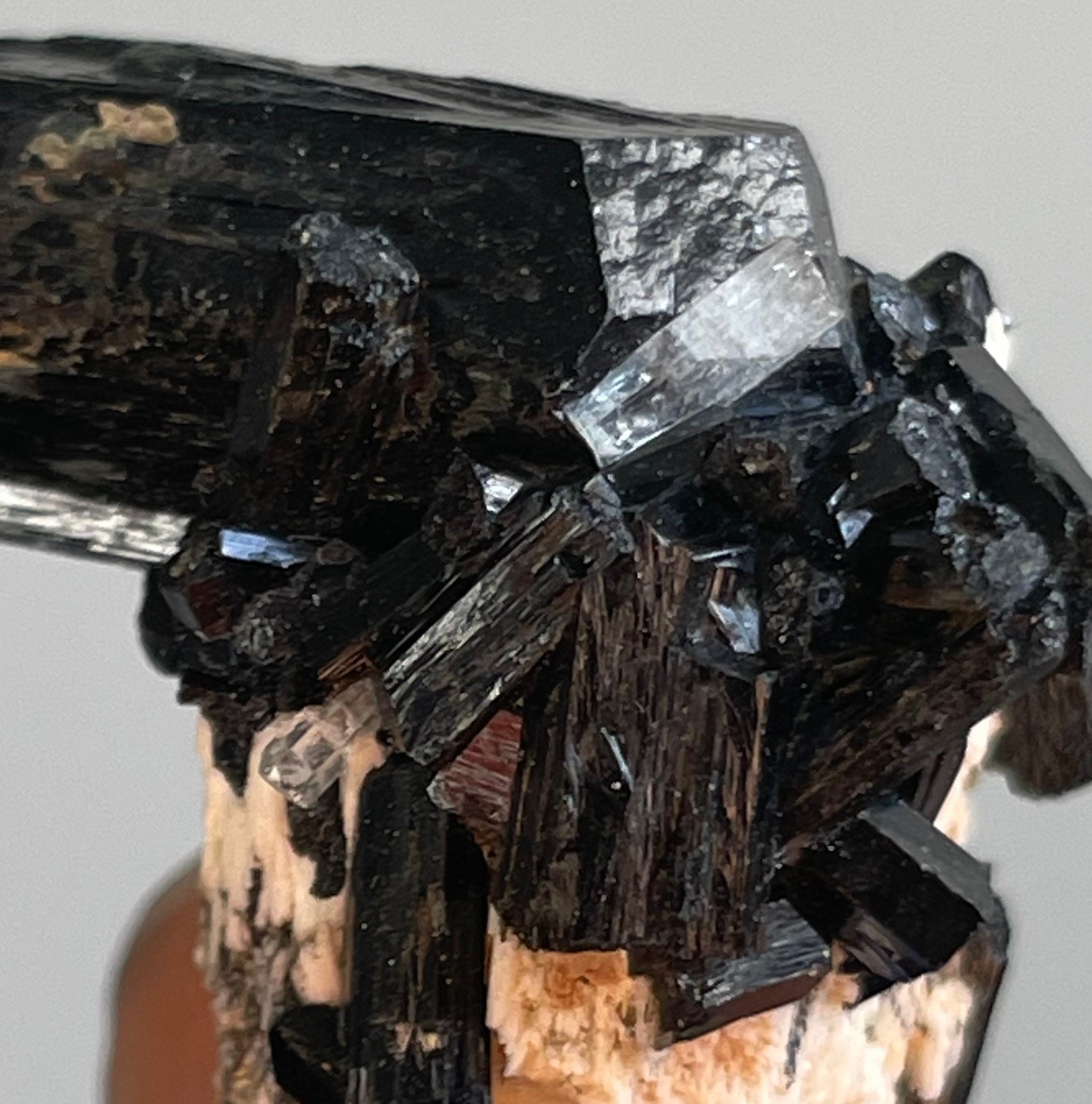 Beryl Var. Aquamarine and Schorl Black Tourmaline From Erongo Mountains ...