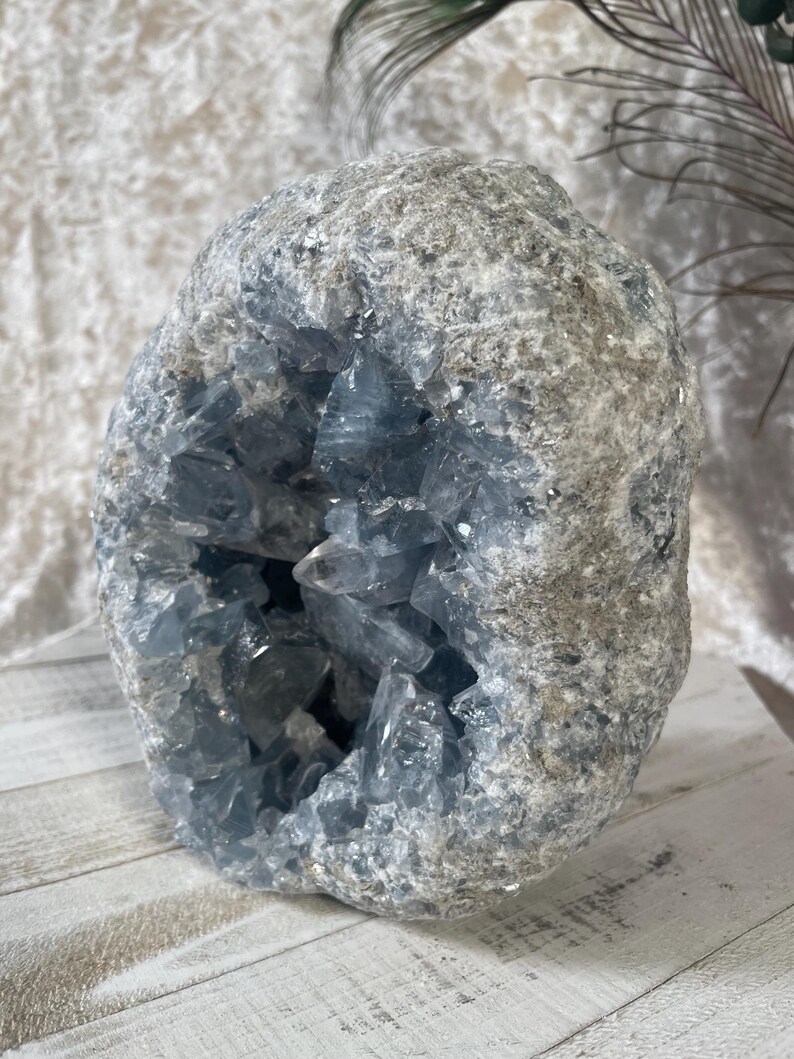 10 POUNDS OF CELESTITE, Celestite Geode, Celestine, Madagascar, Large ...