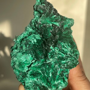 215g High Quality Fibrous Malachite Freeform, Raw Malachite, Malachite From Congo, African Crystals, Consciously Chosen