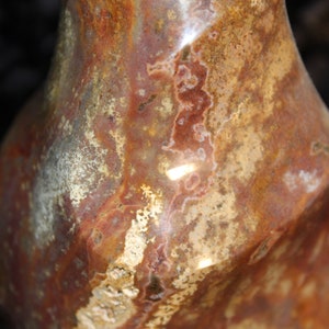 7.5&quot; FOREST Ocean Jasper Tower, Large Ocean Jasper Tower, Orbicular Jasper, Madagascar Ocean Jasper, One of a Kind, EarthSistaGems
