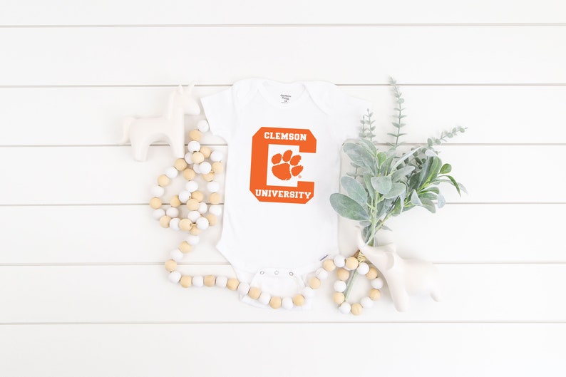 Clemson Onesie Baby Football Fan Clemson Tigers Baby Gift Baby Onesie Clemson Football Toddler Clemson Tiger Shirt Clemson Tigers Kid