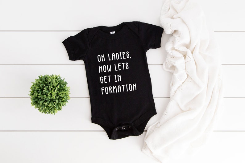 Funny Onesie Queen B Formation Onesie New Baby Gift Beyonce Onesie Baby Onesie Get in Formation Baby Shower Gift