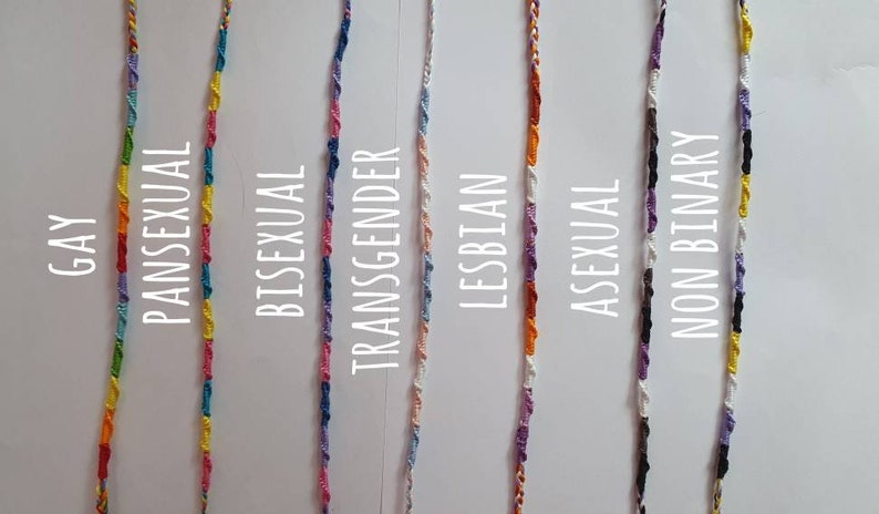 Gay Lesbian Bisexual Transgender Abrosexual Ace Bi Pansexual Agender Genderfluid omnisexual Rainbow LGBTQ custom flag LGBTQ Pride Bracelet