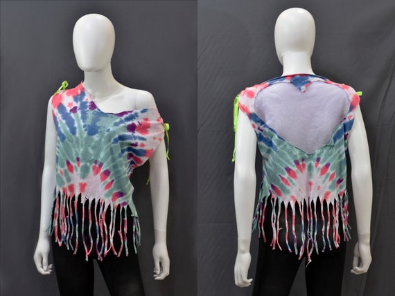 plus size fringe crop top