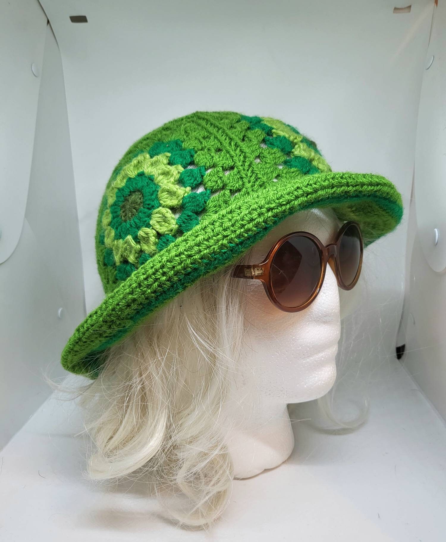 Plant Crochet Bucket Hat Sun Hat - Etsy