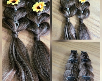 clip in festival braids extension