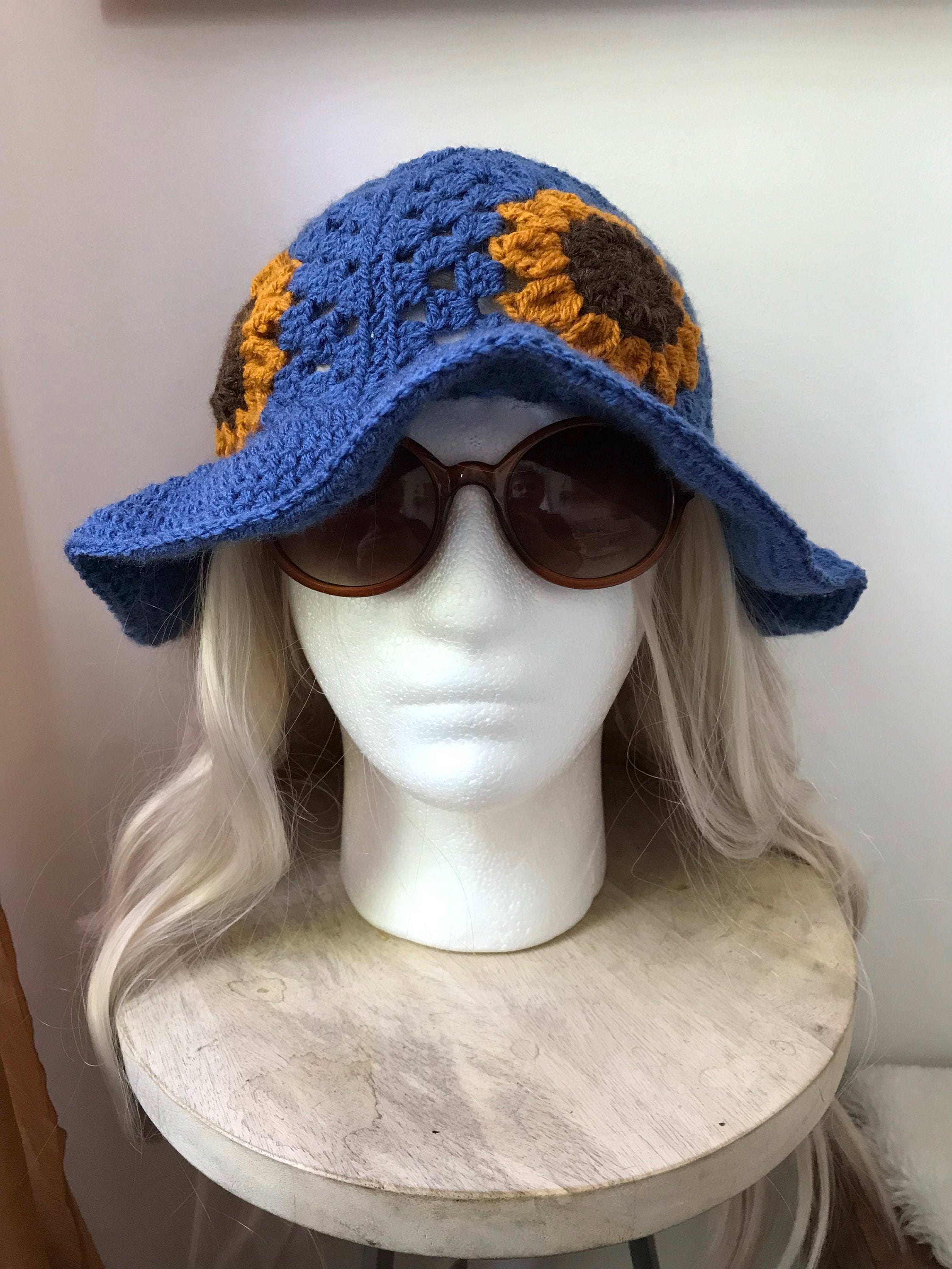 Fun Indie Aesthetic Sunflower Crochet 