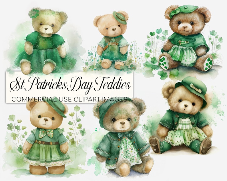 patricks day teddies