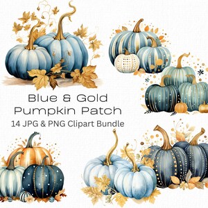 Pumpkin Watercolor Blue Pumpkins Png, Blue Pumpkin Clipart, Pumpkin Sublimation Fall Pumpkin Clipart Autumn Pumpkin Png Pumpkin Illustration