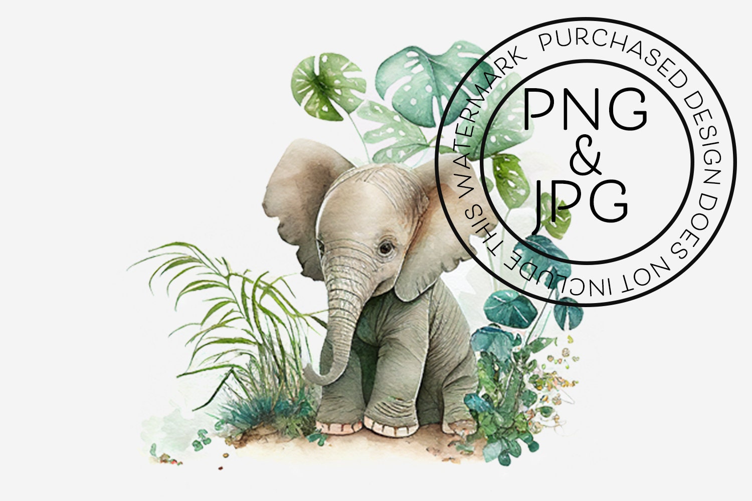 Baby Elephants Clipart Bundle Baby Shower Invitation Clipart - Etsy