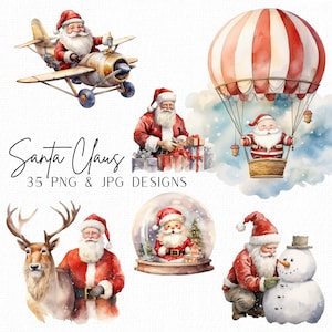 Santa Claus Clipart Weihnachtscliparts Winter Holiday Clipart Santa Clause Png Santa Flugzeug Santa Schneemann Santa Rentier Weihnachtsgrafik