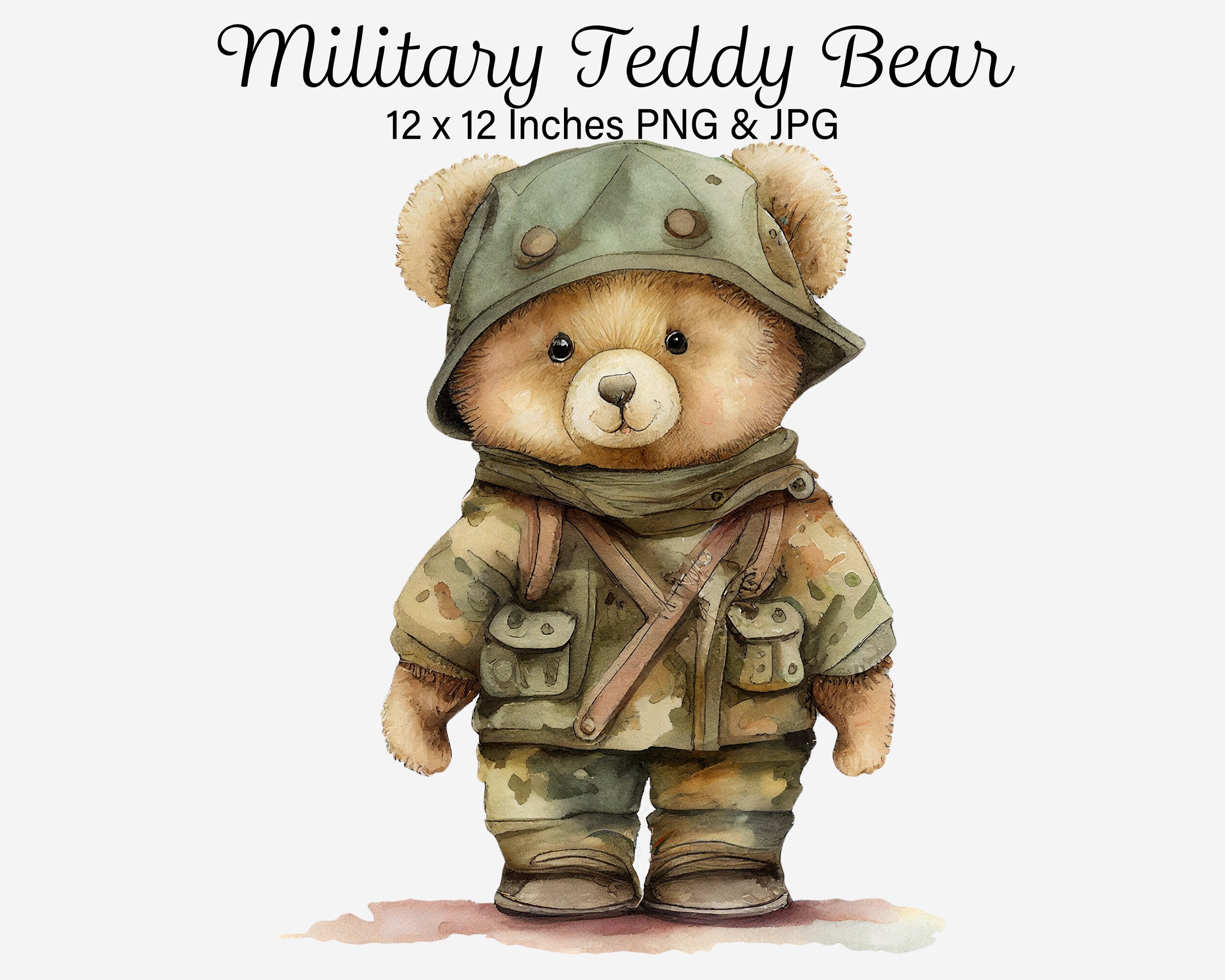 army teddy bear