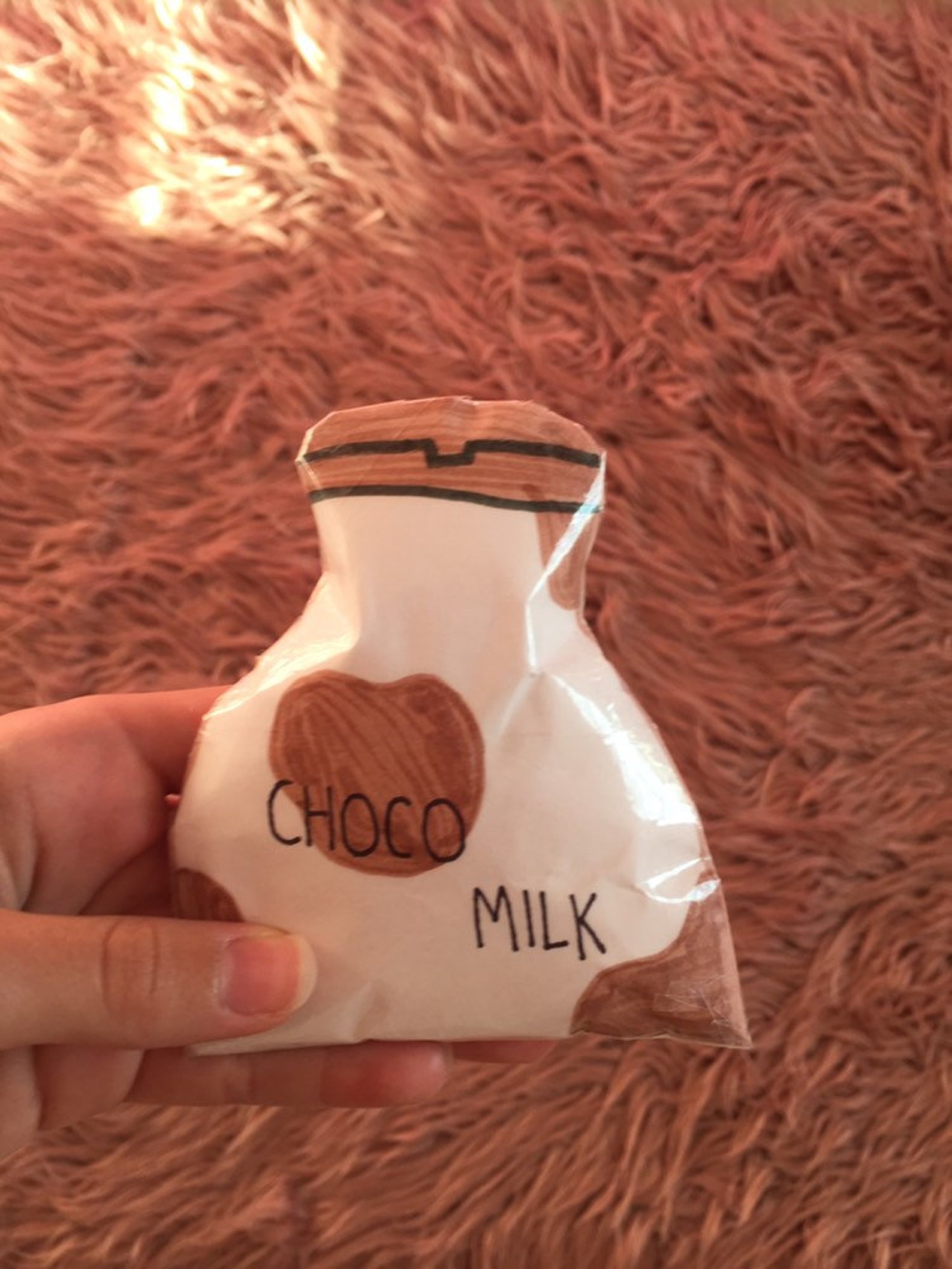 Chocolate milk carton paper squishy Etsy