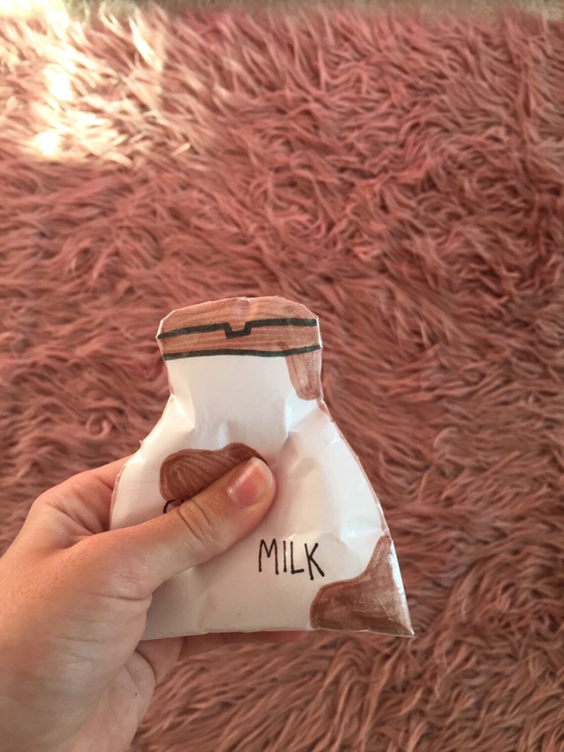 Chocolate milk carton paper squishy Etsy