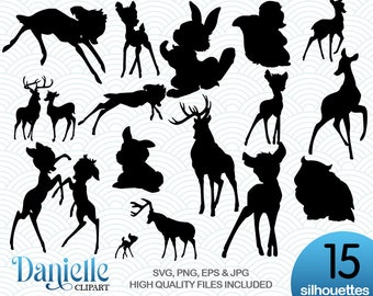 pics Bambi Clipart Silhouette bambi silhouettes etsy